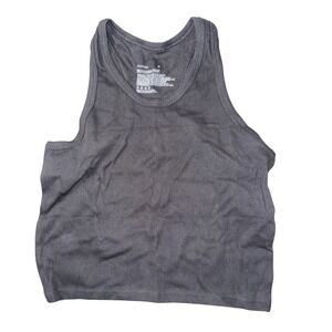 Comfneat 2 Pack Womens Cotton Spandex Crop Tops Black new Size Medium